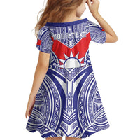 Personalised Taiwan Family Matching Mermaid Dress and Hawaiian Shirt Austronesian Tribal Tattoo Red - Polynesian Pride
