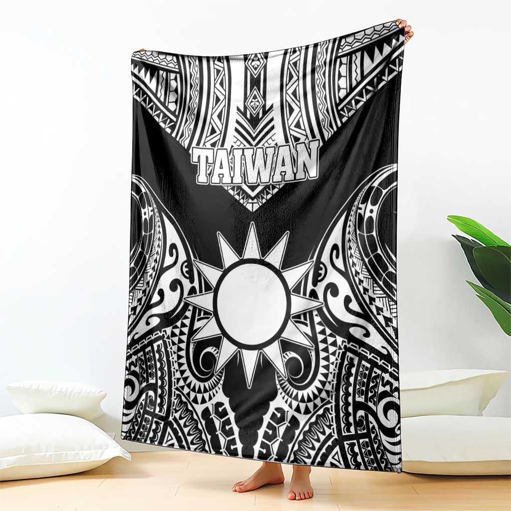 Taiwan Blanket Austronesian Tribal Tattoo Black - Polynesian Pride