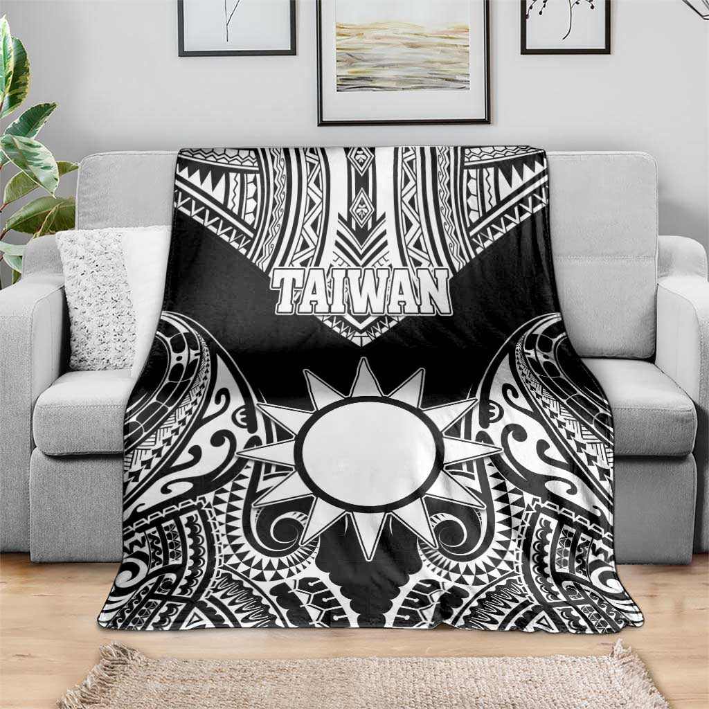 Taiwan Blanket Austronesian Tribal Tattoo Black - Polynesian Pride