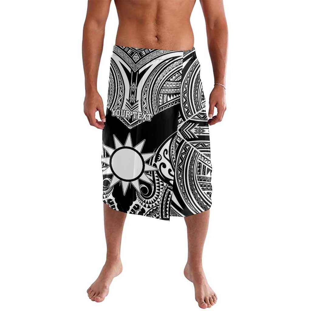 Personalised Taiwan Lavalava Austronesian Tribal Tattoo Black - Polynesian Pride