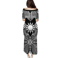 Personalised Taiwan Puletasi Austronesian Tribal Tattoo Black - Polynesian Pride