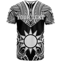Personalised Taiwan T Shirt Austronesian Tribal Tattoo Black - Polynesian Pride