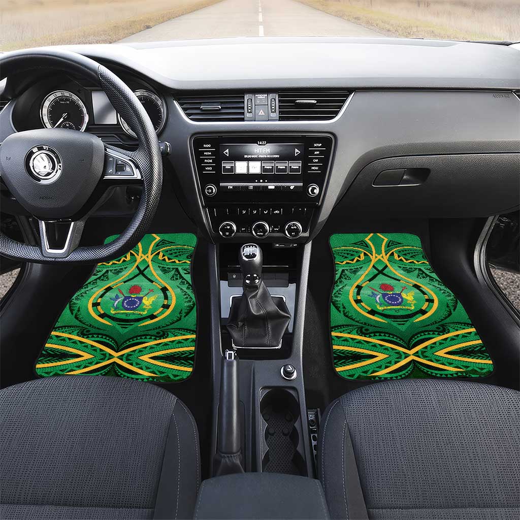 Cook Islands Constitution Day Car Mats 60th Anniversary - Polynesian Pride