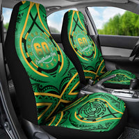 Cook Islands Constitution Day Car Seat Cover 60th Anniversary - Polynesian Pride