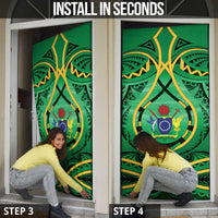 Cook Islands Constitution Day Door Cover 60th Anniversary - Polynesian Pride