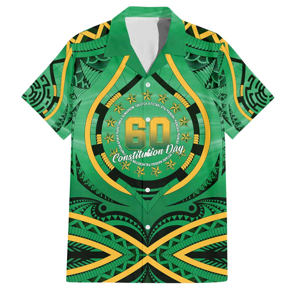 Cook Islands Constitution Day Family Matching Long Sleeve Bodycon Dress and Hawaiian Shirt 60th Anniversary - Polynesian Pride