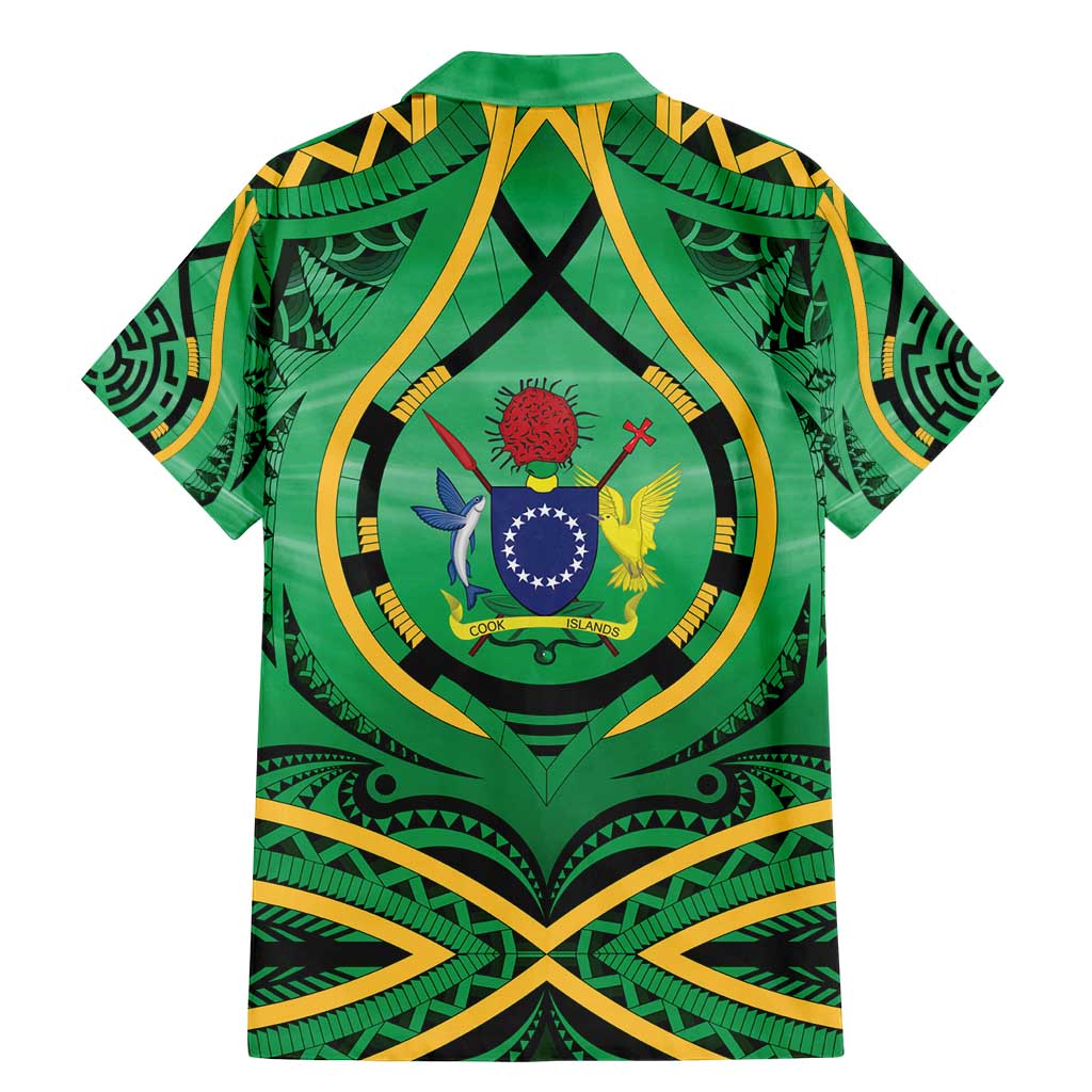 Cook Islands Constitution Day Family Matching Mermaid Dress and Hawaiian Shirt 60th Anniversary - Polynesian Pride