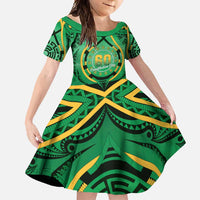 Cook Islands Constitution Day Family Matching Tank Maxi Dress and Hawaiian Shirt 60th Anniversary - Polynesian Pride