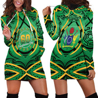 Cook Islands Constitution Day Hoodie Dress 60th Anniversary - Polynesian Pride