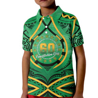 Cook Islands Constitution Day Kid Polo Shirt 60th Anniversary - Polynesian Pride