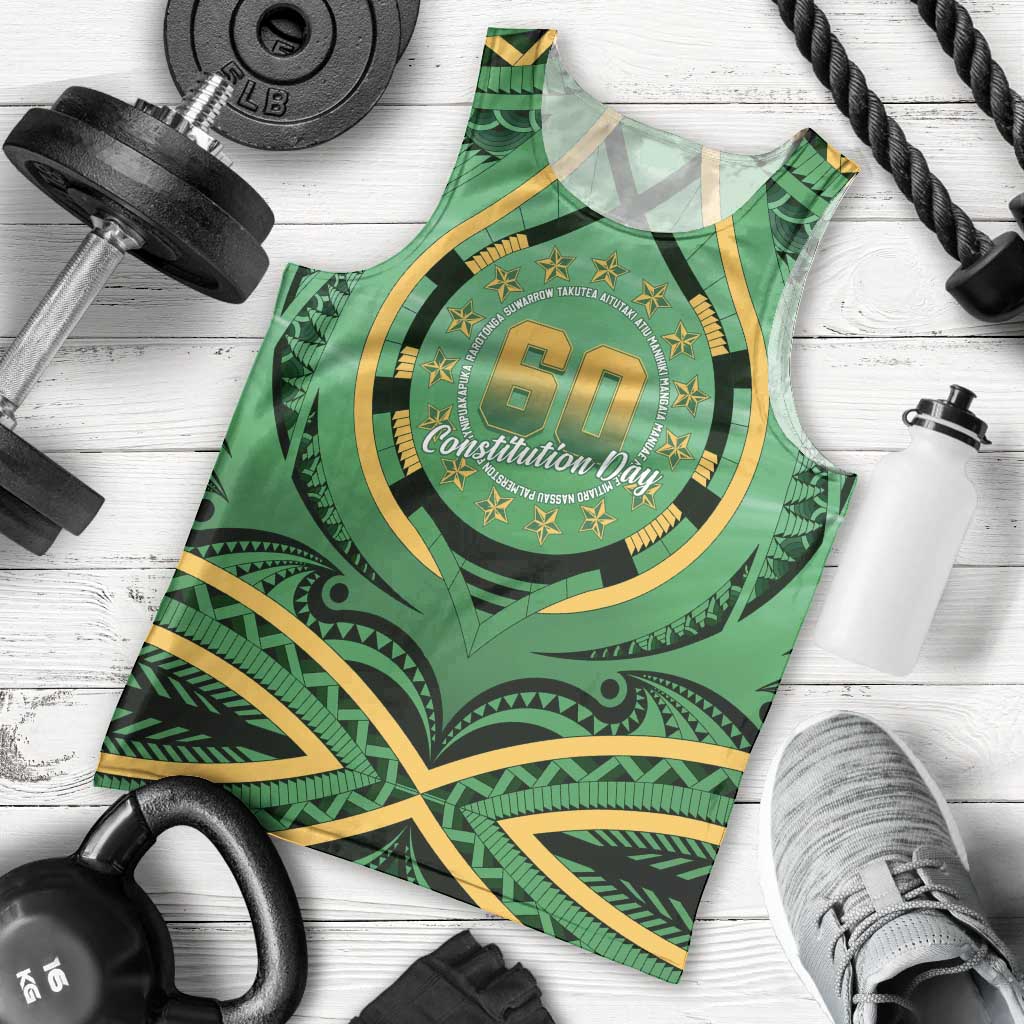 Cook Islands Constitution Day Men Tank Top 60th Anniversary - Polynesian Pride