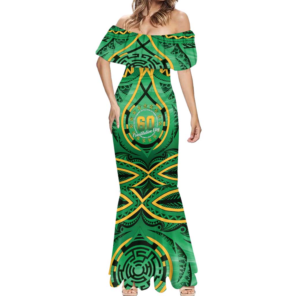 Cook Islands Constitution Day Mermaid Dress 60th Anniversary - Polynesian Pride