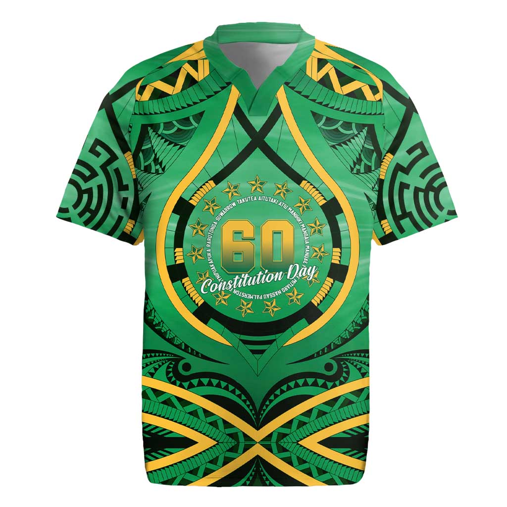 Cook Islands Constitution Day Rugby Jersey 60th Anniversary - Polynesian Pride