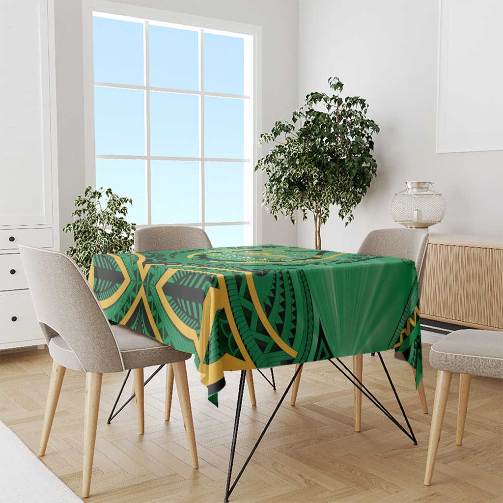 Cook Islands Constitution Day Tablecloth 60th Anniversary - Polynesian Pride