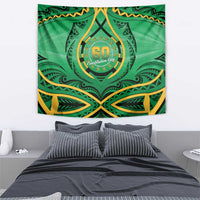 Cook Islands Constitution Day Tapestry 60th Anniversary - Polynesian Pride