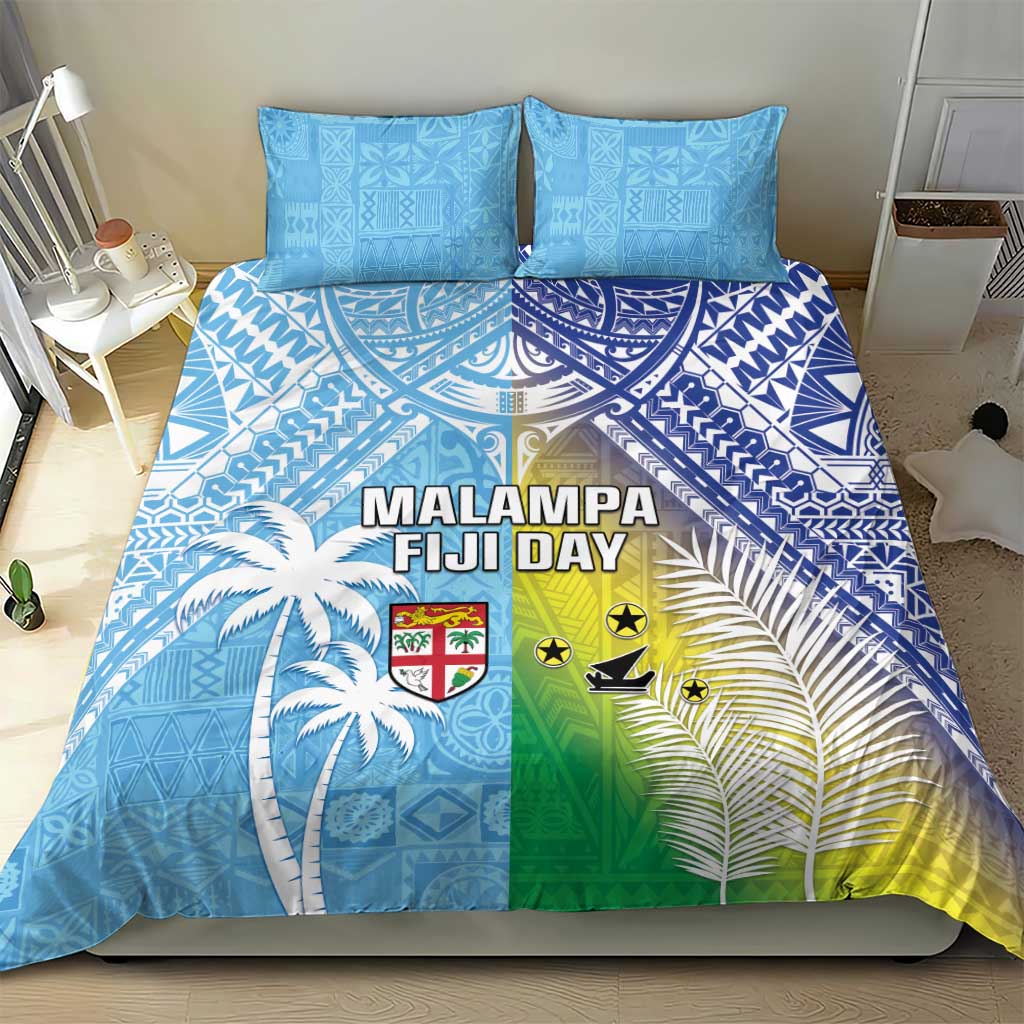 Happy Malampa Fiji Day Bedding Set Half Mix Style LT05 - Polynesian Pride