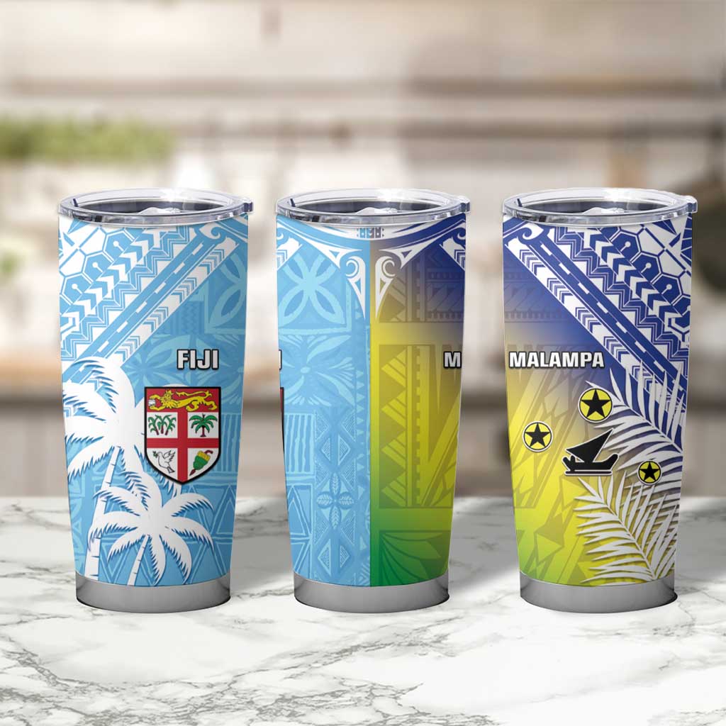 Happy Malampa Fiji Day Tumbler Cup Half Mix Style