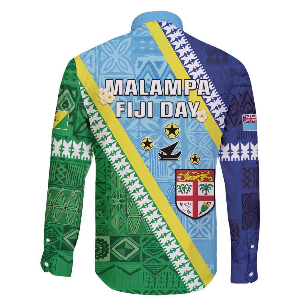 Love Malampa Fiji Day Family Matching Long Sleeve Bodycon Dress and Hawaiian Shirt Together We Grow