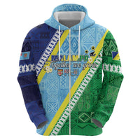 Love Malampa Fiji Day Zip Hoodie Together We Grow