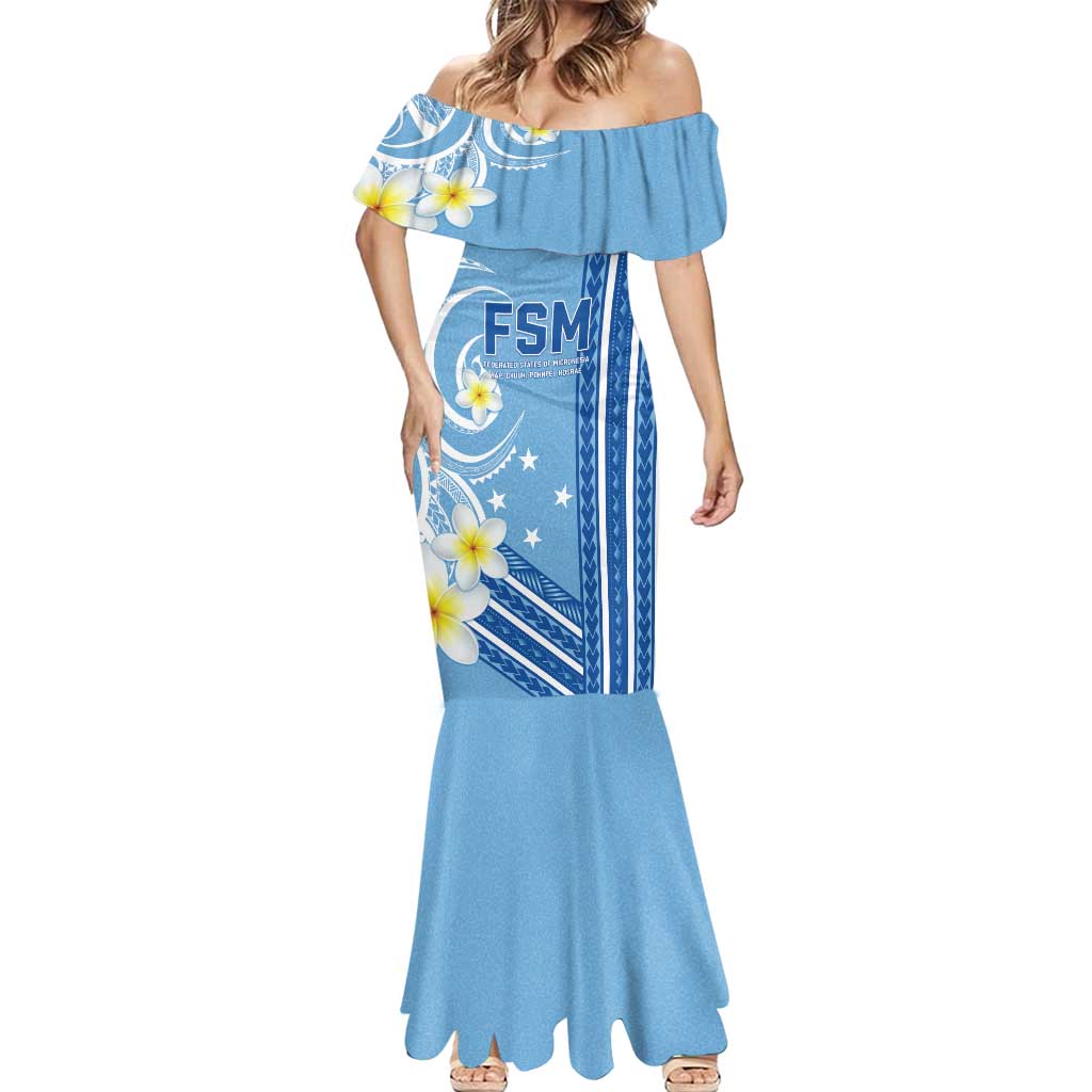 Personalised Federated States of Micronesia Mermaid Dress Happy 38th Independence Anniversary