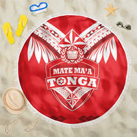 Tonga Mate Maa Rugby Beach Blanket Go Champions