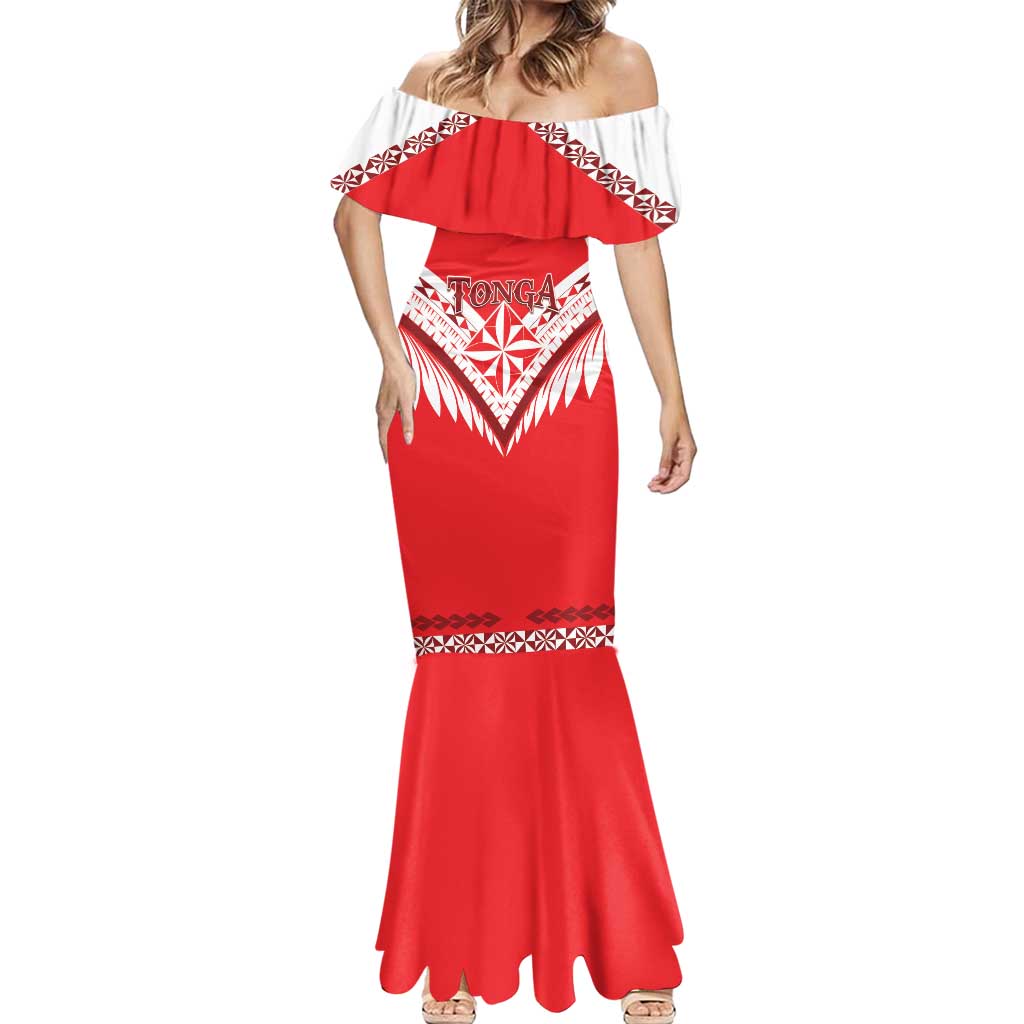 Custom Tonga Mate Maa Rugby Mermaid Dress Go Champions