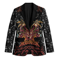 Aloha Halloween Blazer Horror Tiki Heavy Metal Style - Polynesian Pride