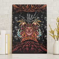 Aloha Halloween Canvas Wall Art Horror Tiki Heavy Metal Style - Polynesian Pride