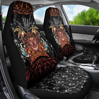Aloha Halloween Car Seat Cover Horror Tiki Heavy Metal Style - Polynesian Pride