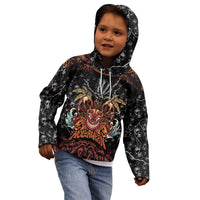 Aloha Halloween Kid Hoodie Horror Tiki Heavy Metal Style LT05 - Polynesian Pride