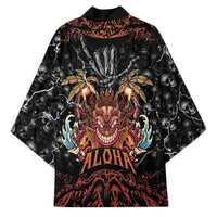 Aloha Halloween Kimono Horror Tiki Heavy Metal Style - Polynesian Pride