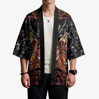 Aloha Halloween Kimono Horror Tiki Heavy Metal Style - Polynesian Pride