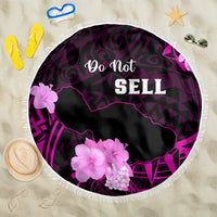Hawaii Strong Maui Beach Blanket Lahaina Is Not For Sale LT05 One Size 150cm Pink - Polynesian Pride