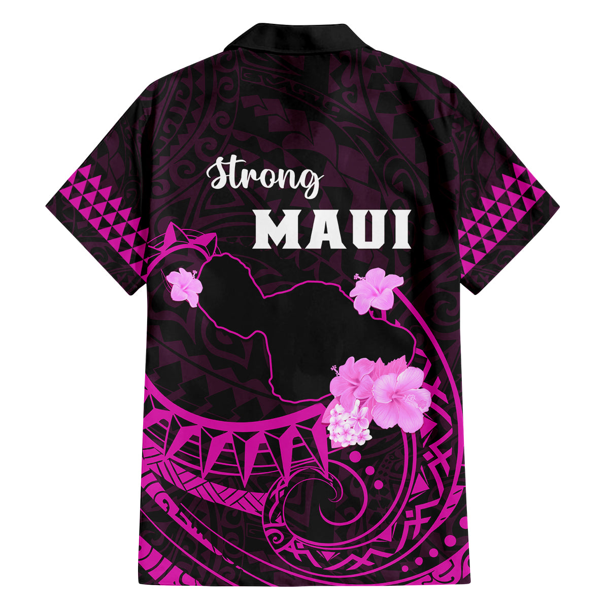 Hawaii Strong Maui Family Matching Tank Maxi Dress and Hawaiian Shirt Lahaina Is Not For Sale LT05 - Polynesian Pride