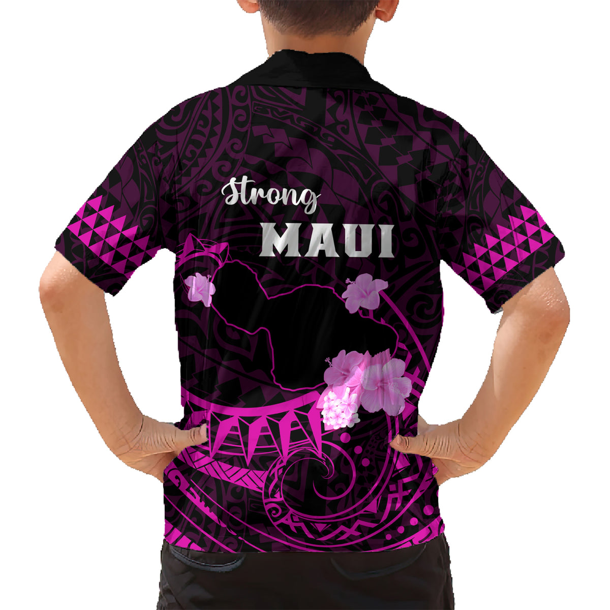 Hawaii Strong Maui Kid Hawaiian Shirt Lahaina Is Not For Sale LT05 - Polynesian Pride