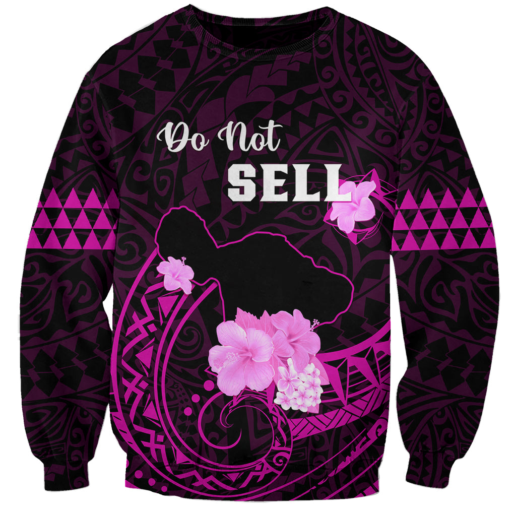 Hawaii Strong Maui Sweatshirt Lahaina Is Not For Sale LT05 Unisex Pink - Polynesian Pride