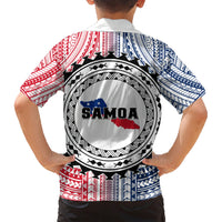 Samoa Black Saturday Family Matching Short Sleeve Bodycon Dress and Hawaiian Shirt Polynesian Tribal Simple Style LT05 - Polynesian Pride