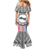 Samoa Black Saturday Mermaid Dress Polynesian Tribal Simple Style LT05 - Polynesian Pride