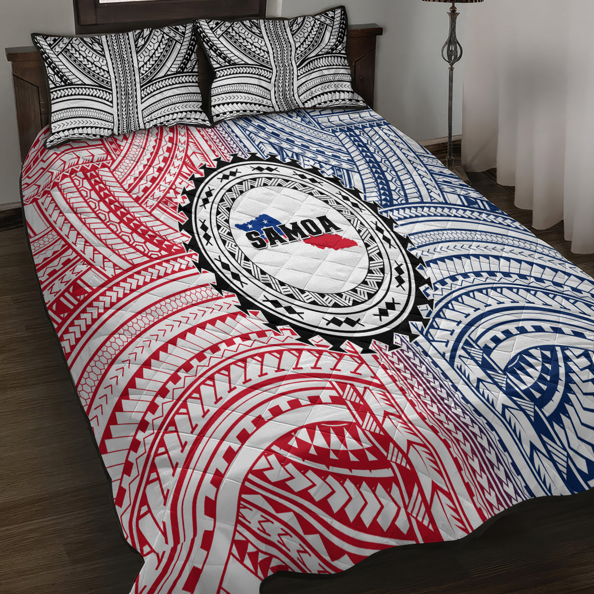 Samoa Black Saturday Quilt Bed Set Polynesian Tribal Simple Style LT05 - Polynesian Pride