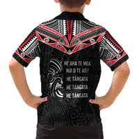 Aotearoa Toitu Te Tiriti Family Matching Long Sleeve Bodycon Dress and Hawaiian Shirt New Zealand Honour The Treaty
