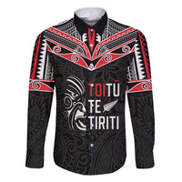 Aotearoa Toitu Te Tiriti Family Matching Tank Maxi Dress and Hawaiian Shirt New Zealand Honour The Treaty