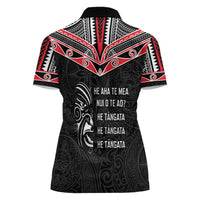 Aotearoa Toitu Te Tiriti Women Polo Shirt New Zealand Honour The Treaty