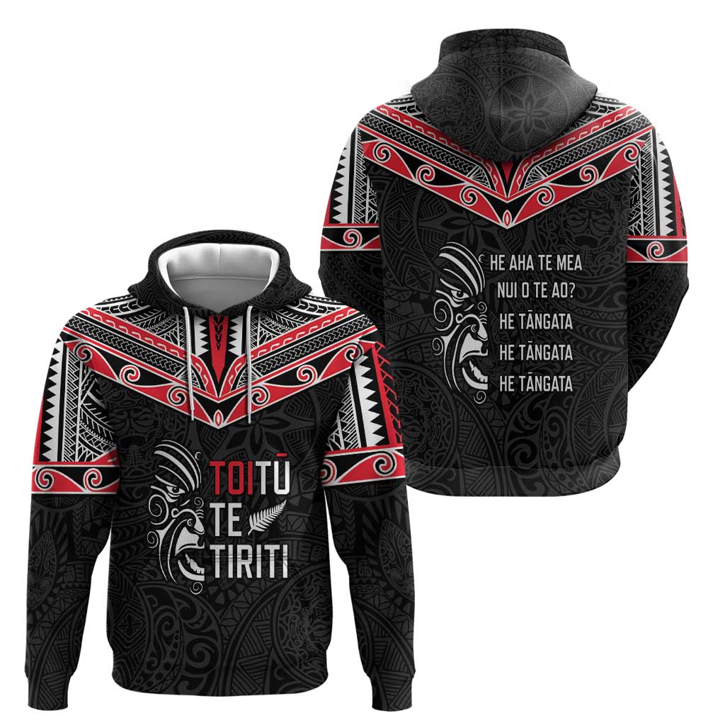 Aotearoa Toitu Te Tiriti Zip Hoodie New Zealand Honour The Treaty