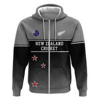 Custom New Zealand Cricket Hoodie Black Cap Unbeatable