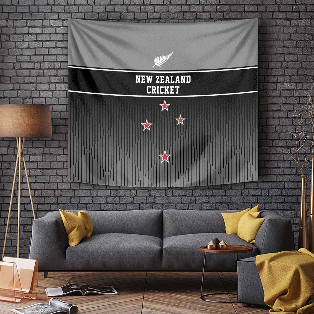 New Zealand Cricket Tapestry Black Cap Unbeatable LT05 Black - Polynesian Pride