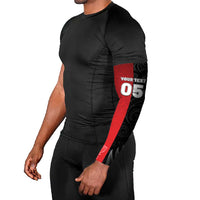 New Zealand And England Rugby Custom Arm Sleeves Red Rose Mix Maori Pattern LT05 - Polynesian Pride