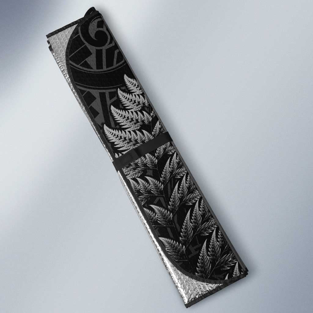 New Zealand And England Rugby Auto Sun Shade Red Rose Mix Maori Pattern LT05 - Polynesian Pride