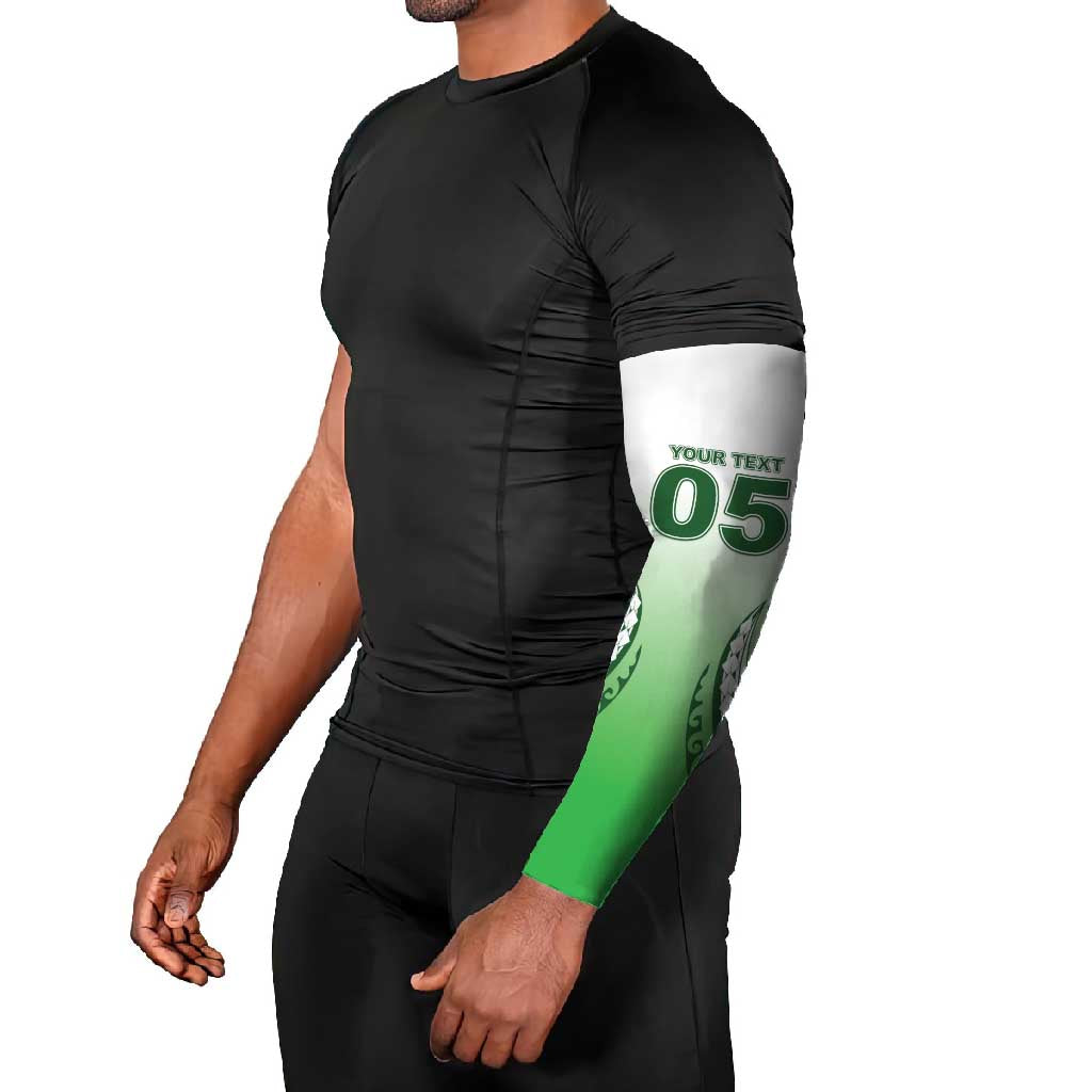 Custom Cook Islands Avaiki Rugby Arm Sleeves Go Champions LT05 - Polynesian Pride
