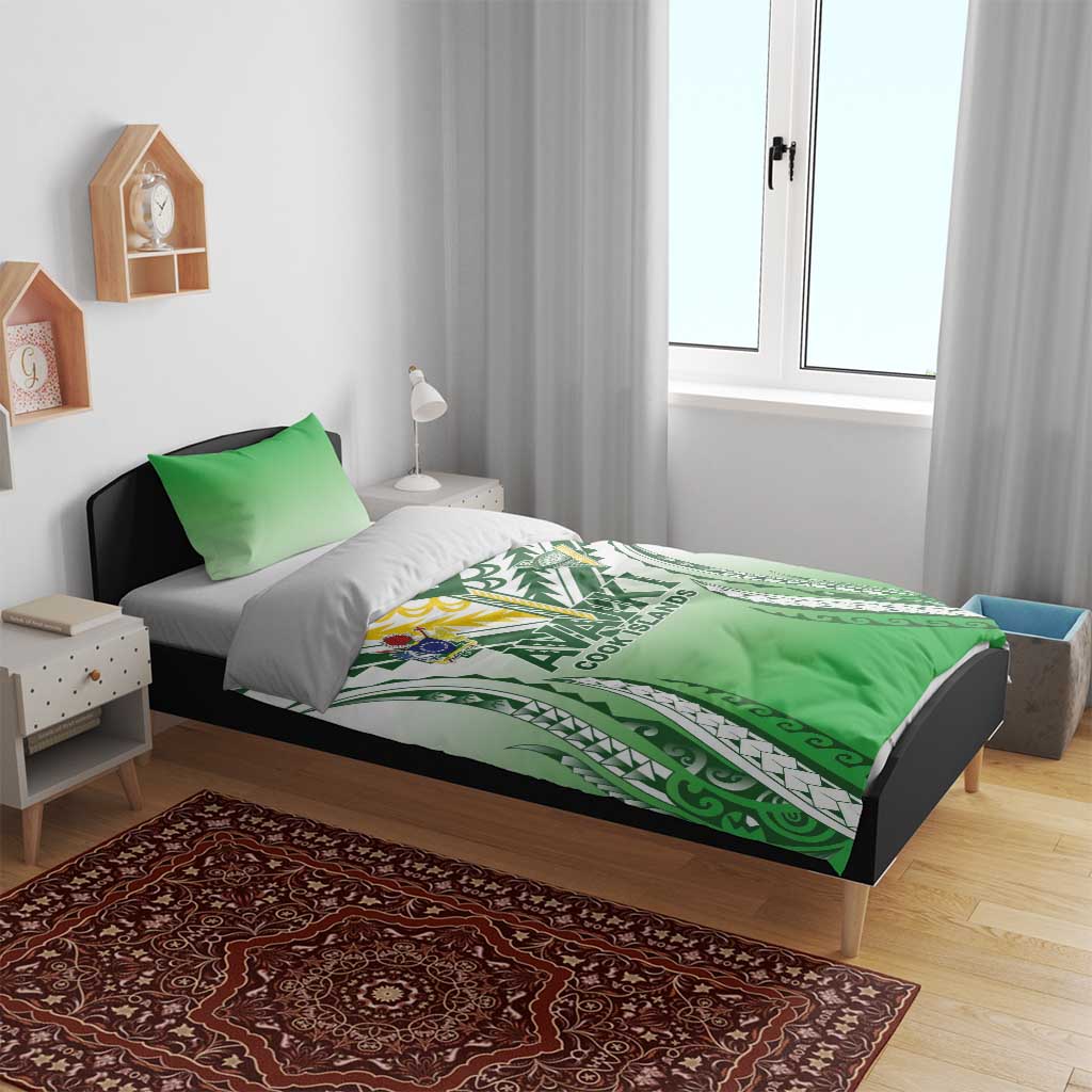 Cook Islands Avaiki Rugby Bedding Set Go Champions - Polynesian Pride