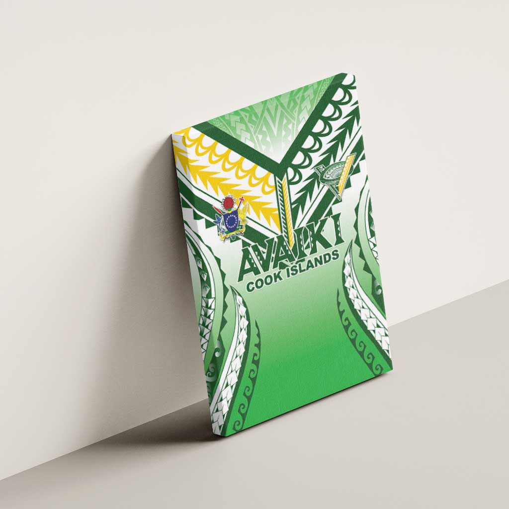 Cook Islands Avaiki Rugby Canvas Wall Art Go Champions LT05 - Polynesian Pride